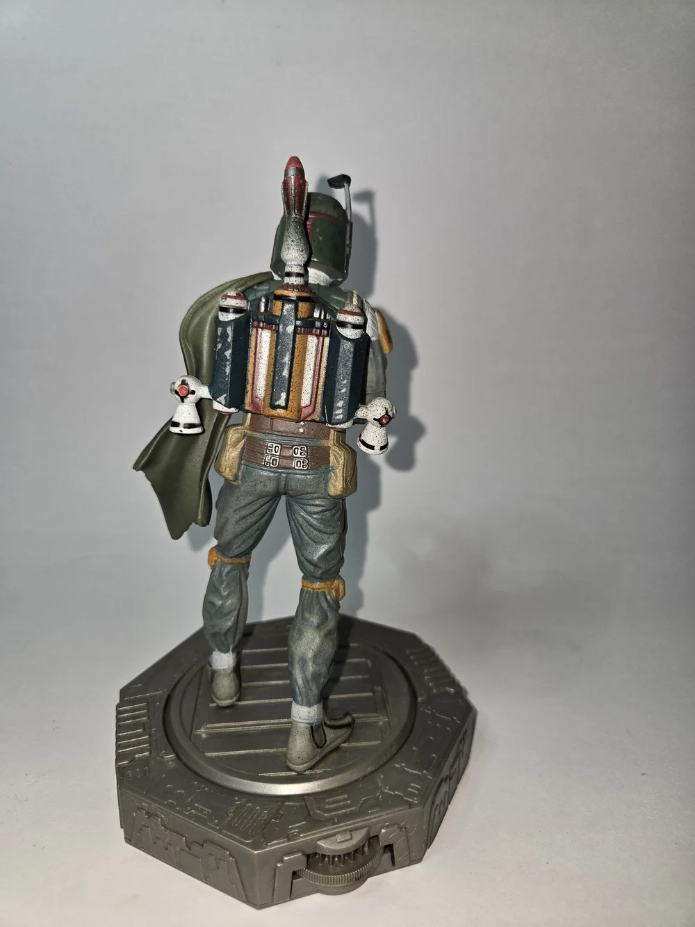 Star Wars Epic Force 1998 rotating statues featuring Luke Skywalker & Boba Fett